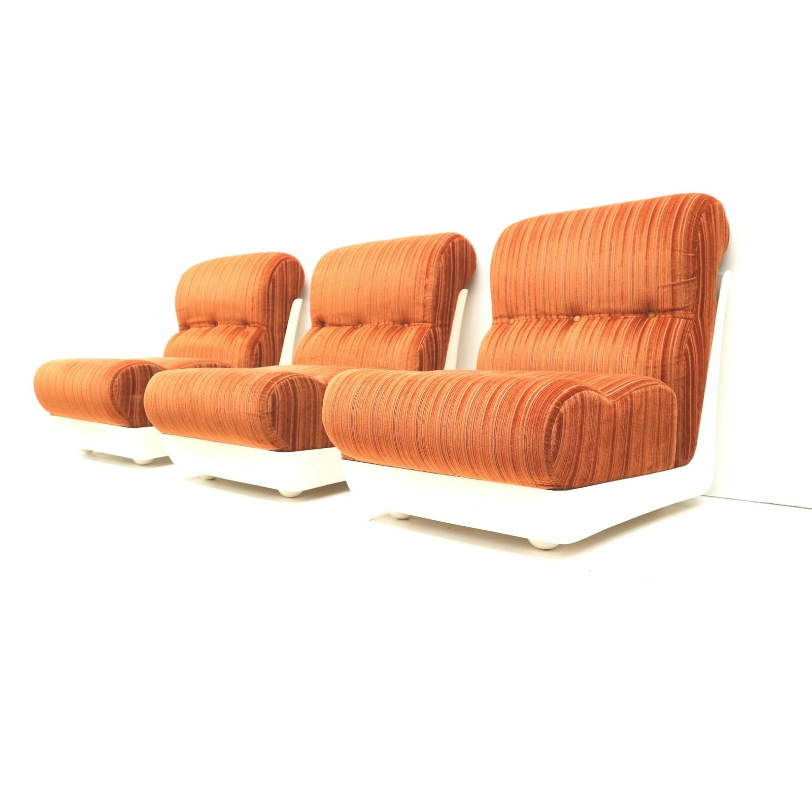 Furniture Vintage Space Age Element Modular Sofa / 3 Seater Sofa / Armchairs From The 1970s photo