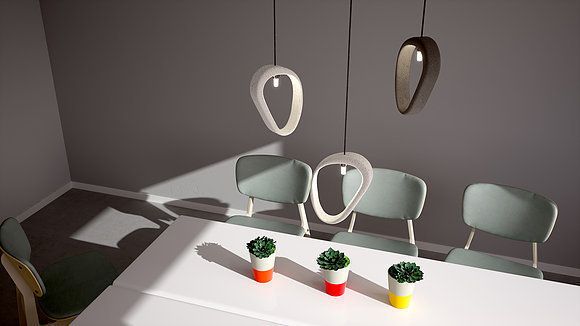 Aretha Concrete Pendant Light
