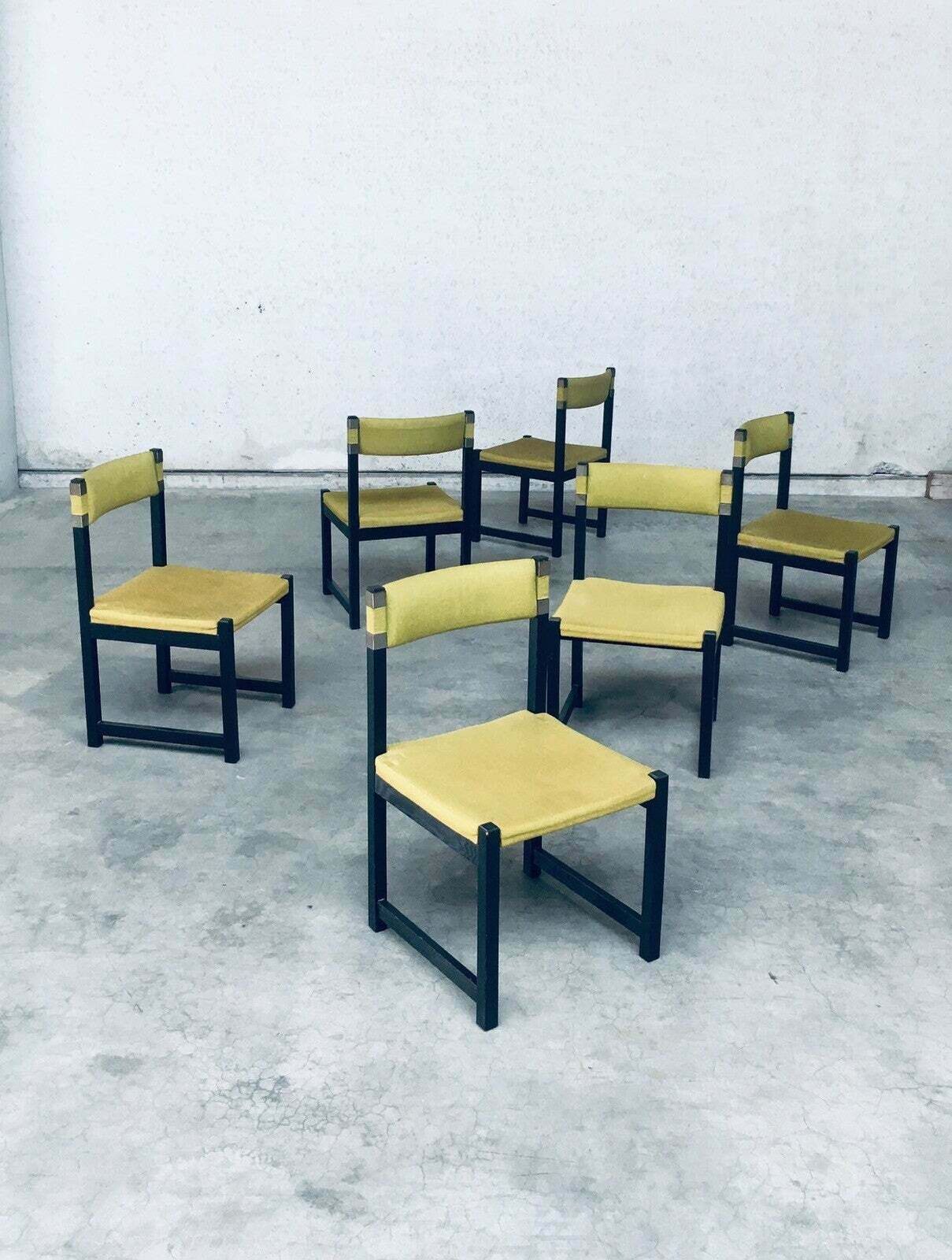 Mid Century Modern Design Eetkamerstoelen Door J. Batenburg Voor Mi, België, 1969 photo furniture