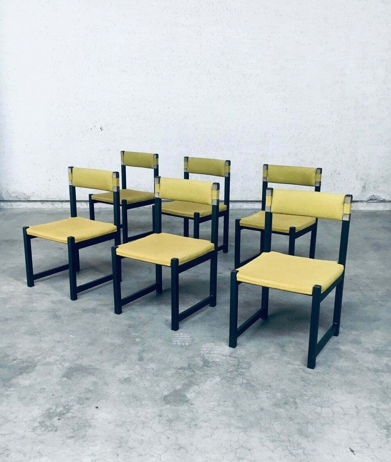 photo buy Midcentury Modern Design Dining Chair Set By J. Batenburg For Mi  Belgium 1969