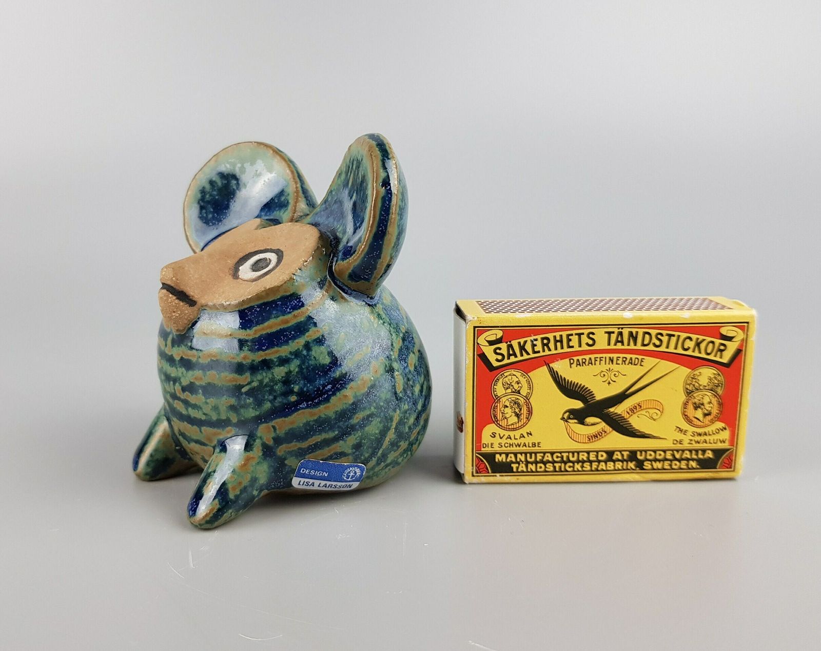 Vintage Spökmus (Ghost Mouse) Van Lisa Larson Uit De Menageri Serie Van Gustavsberg Studio Pottery, Zweden, 1965 photo furniture