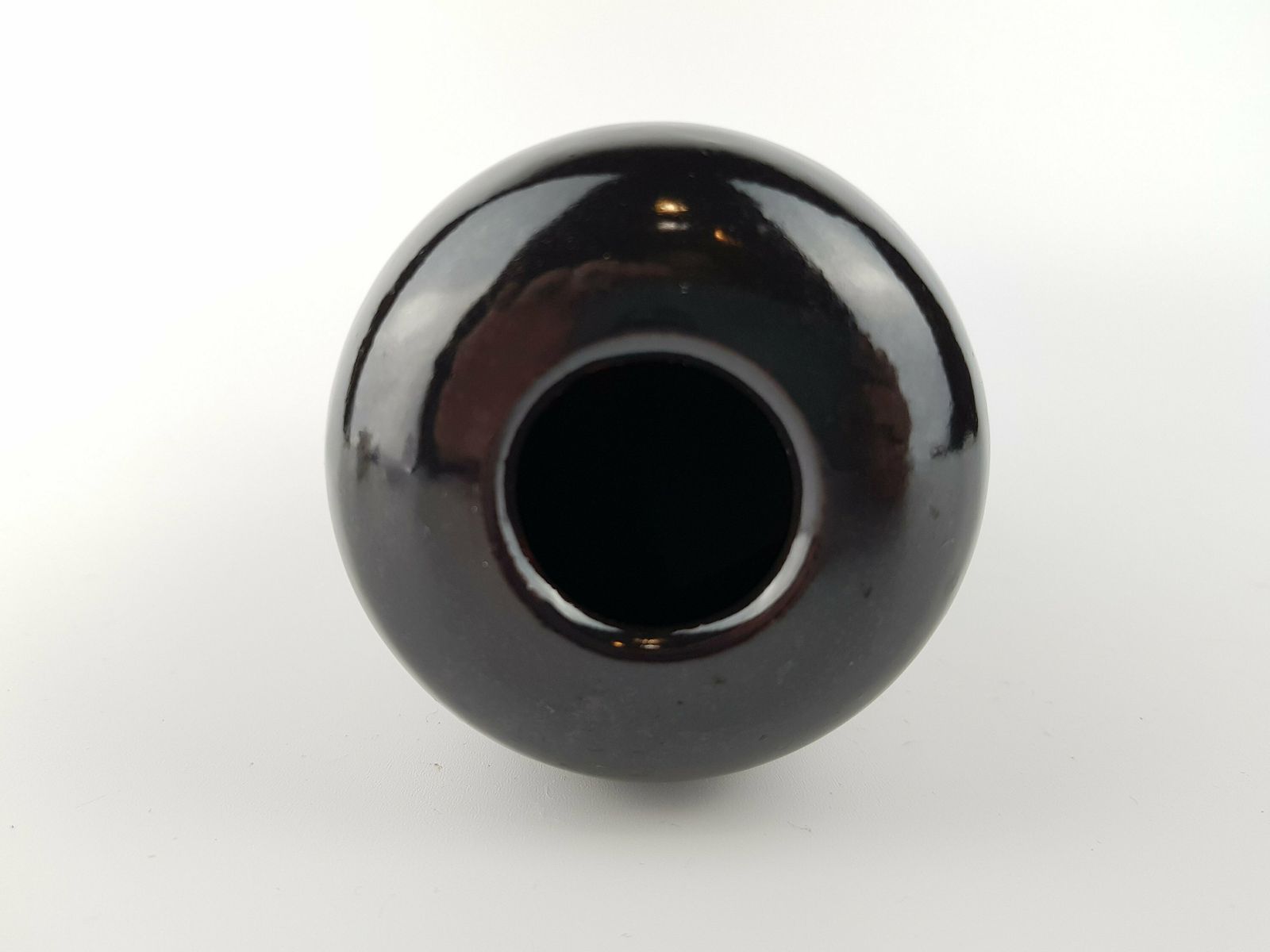 Vintage Elmer Kubicek Studio Art Pottery Stylish Brown Vase West Germany 1960s photo 51.0