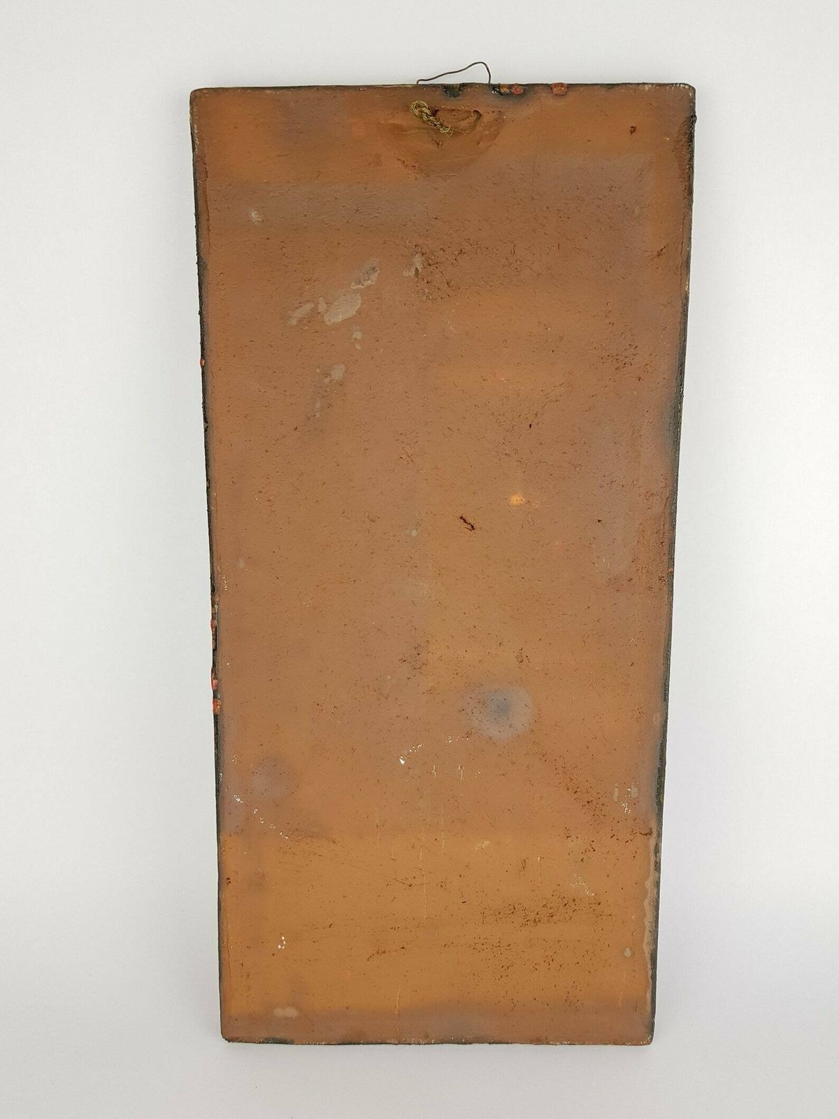 Rare Vintage Red Ruscha Keramik Fat Lava Wall Plate With Horses 