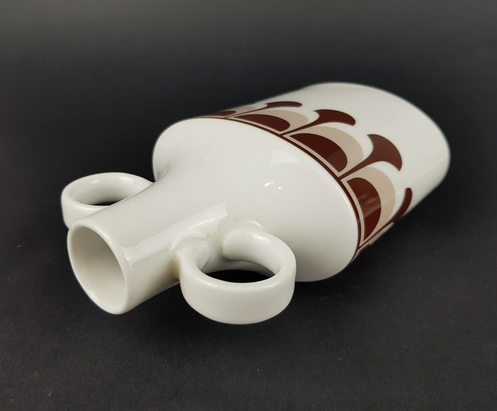 Vintage Schumann Arzberg Porseleinen Vaas Met Twee Handvatten, Model 32, Bavaria, Duitsland, Jaren 1970 photo Woonaccessoires