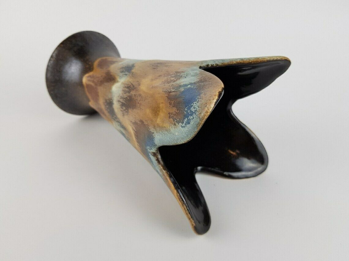 Vintage Dumler Und Breiden Drip Glaze Vase 054 20 West German Pottery photo for sale