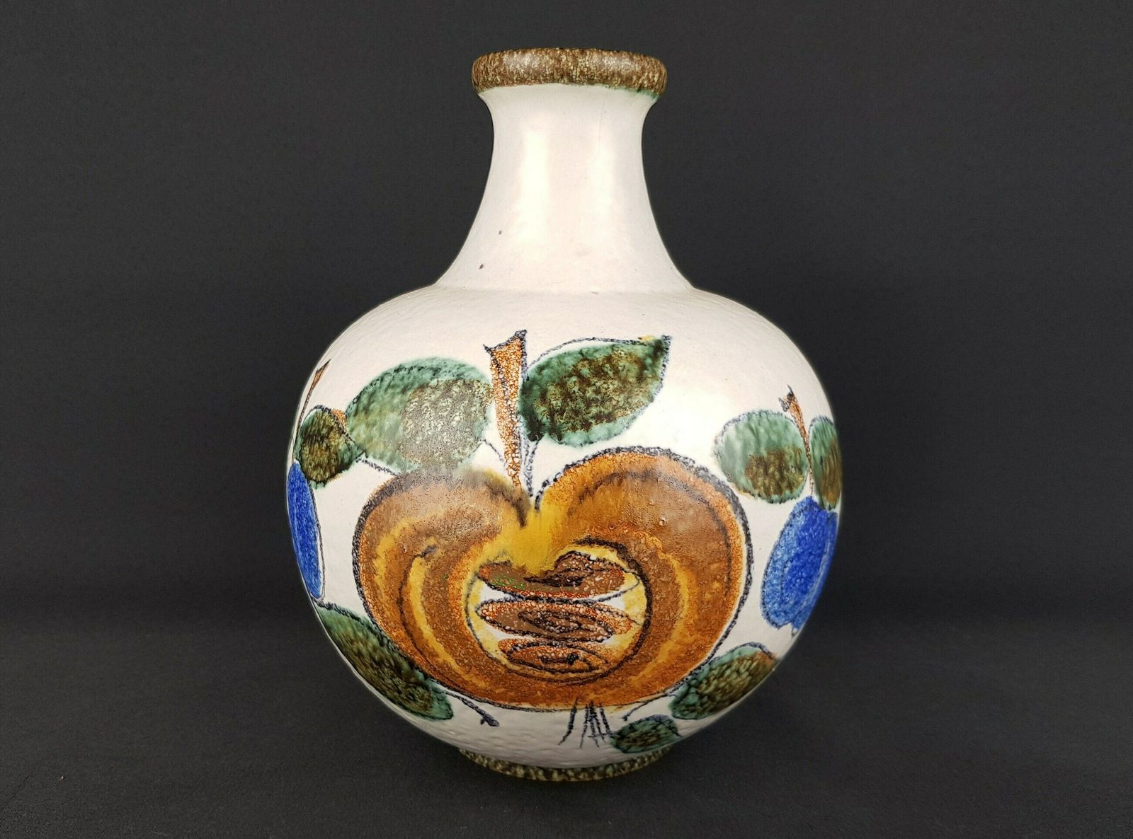 Vintage Ruscha Keramik Vase West German Pottery 1960s