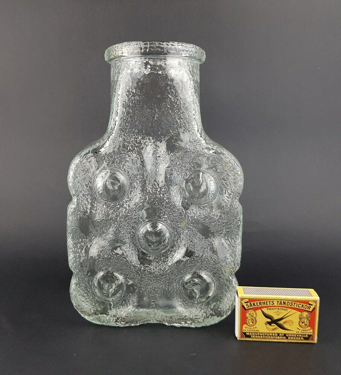 Vintage Bubbles On The Rock Pop Vase By Noelle + Von Campe Design By Walther Glas Germany photo furniture