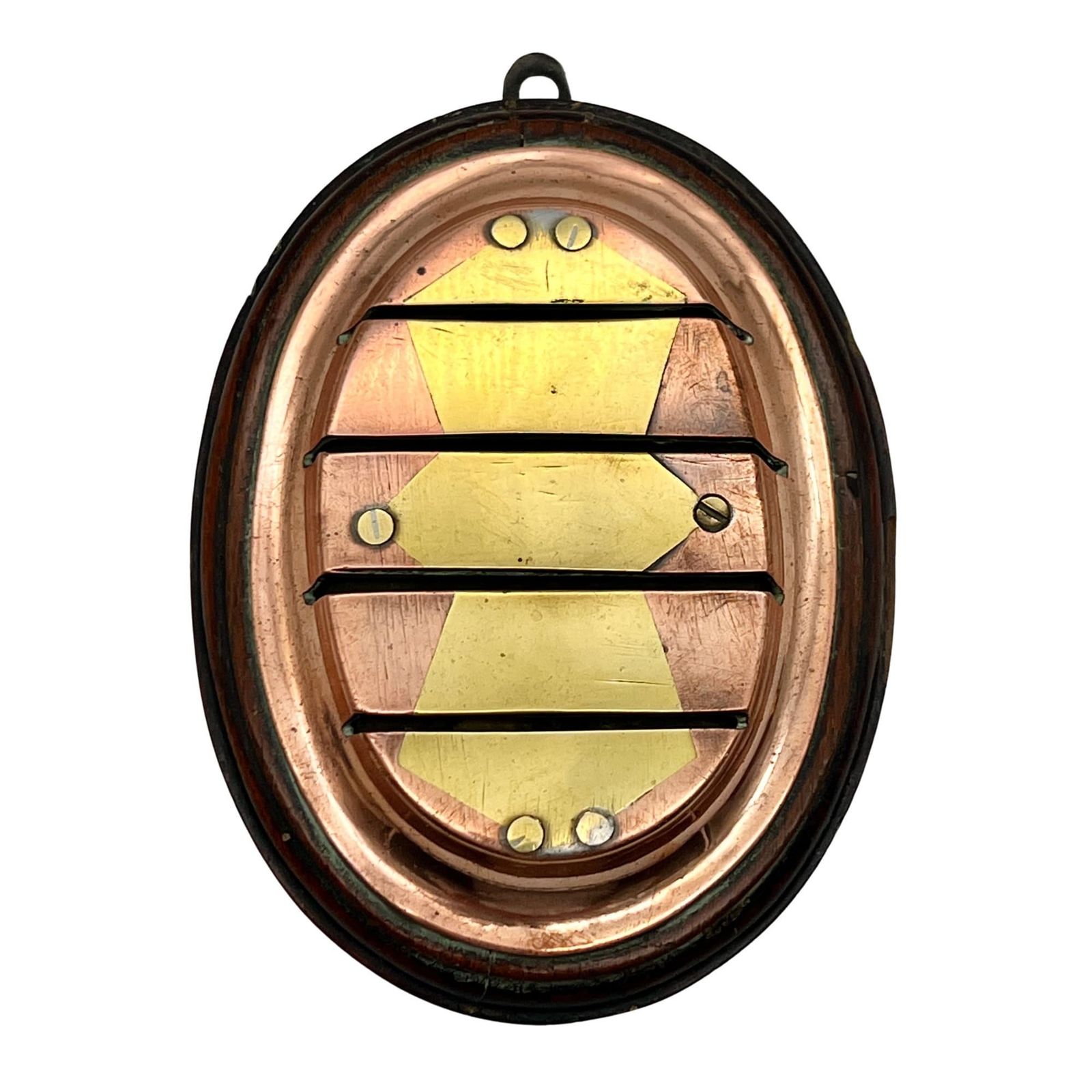 Antique Victorian Gentleman's Calling Card Wall Mounted Holder