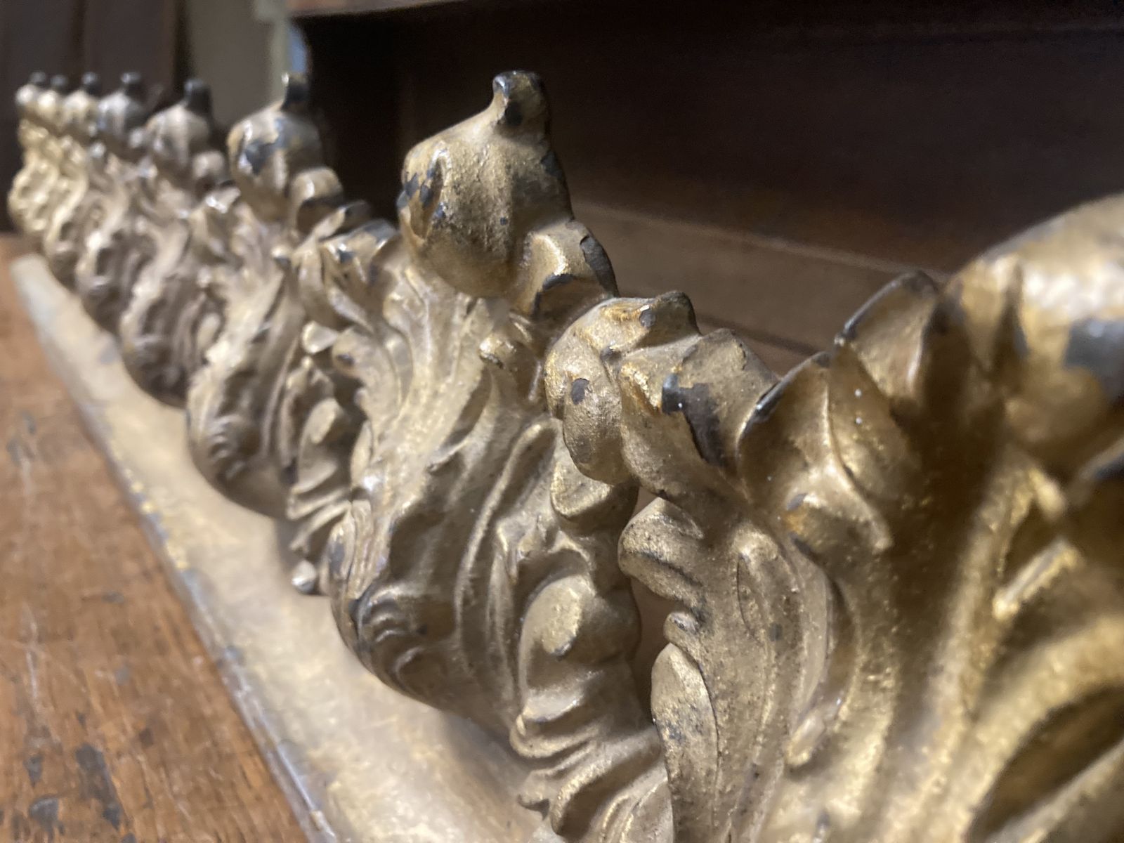 Beautiful French Gilt Bronze Fire Fender 19th Century photo buy