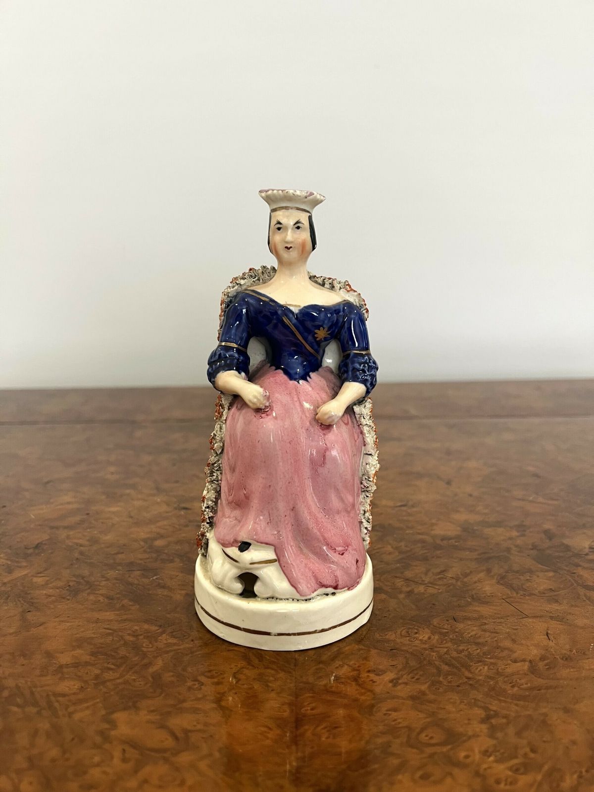 Lovely Pair Of Victorian Staffordshire 'Royal' Figures photo for sale