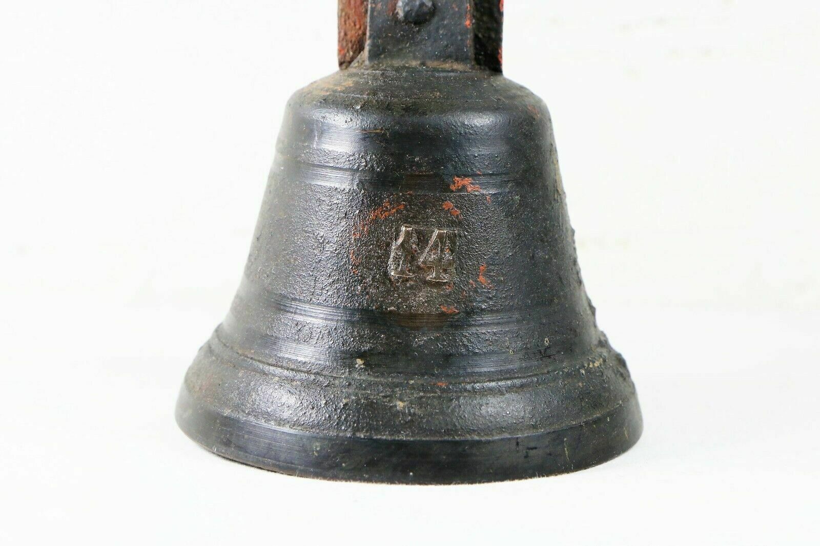 An Antique English Shop Entrance Butlers Servant Bell Bronze With Steel Fittings photo Home Decor