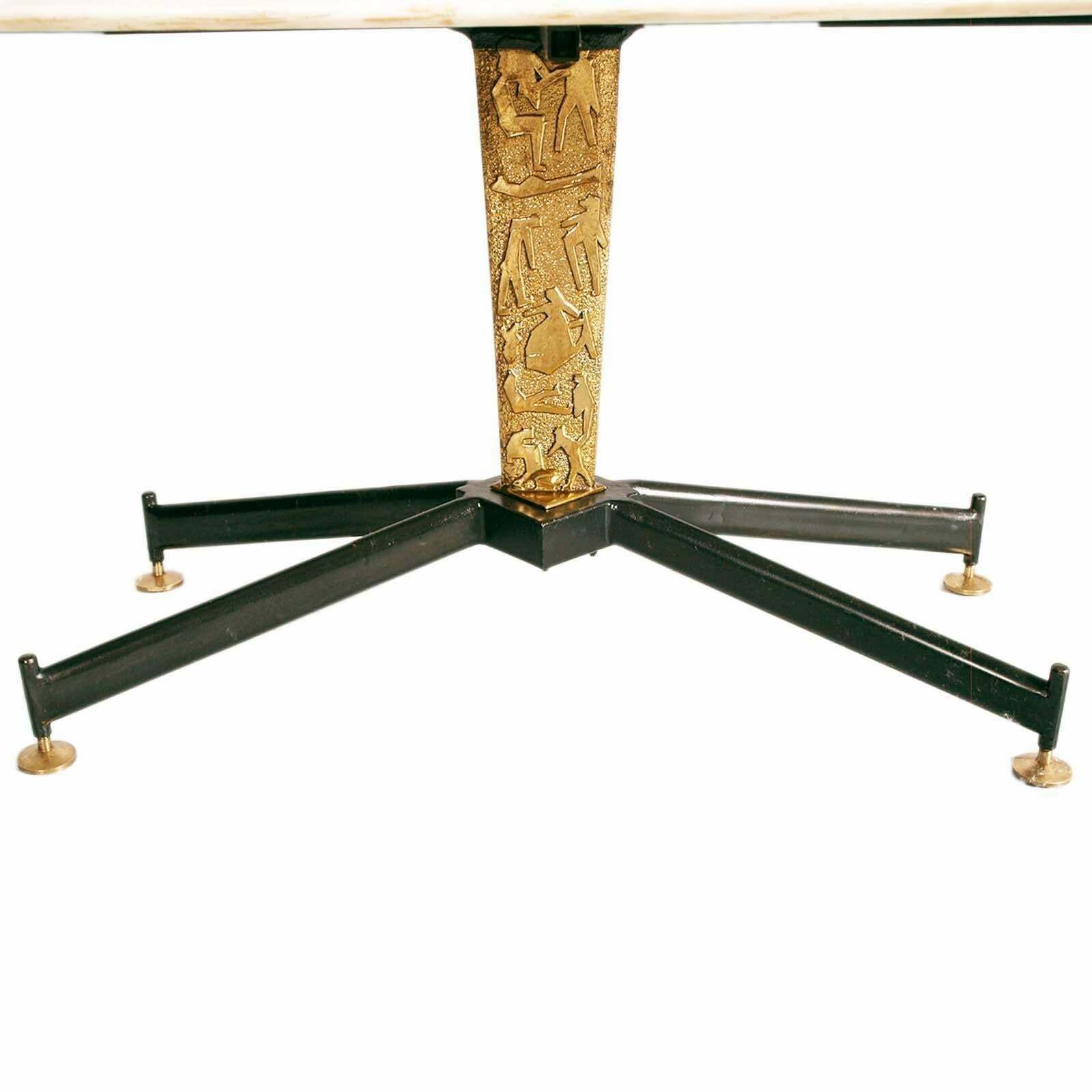 Mid Century Modern Oval Coffee Table By Permanente Mobili Di Cantù photo 5230.32