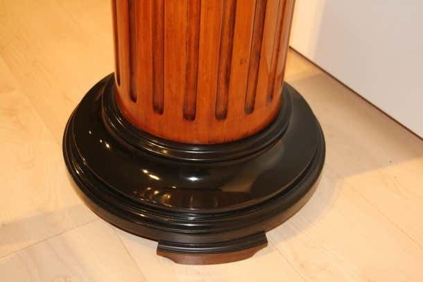 Neoclassical Rotating Pedestal Beech Wood French Polished Germany Circa 1920 photo 1821.72