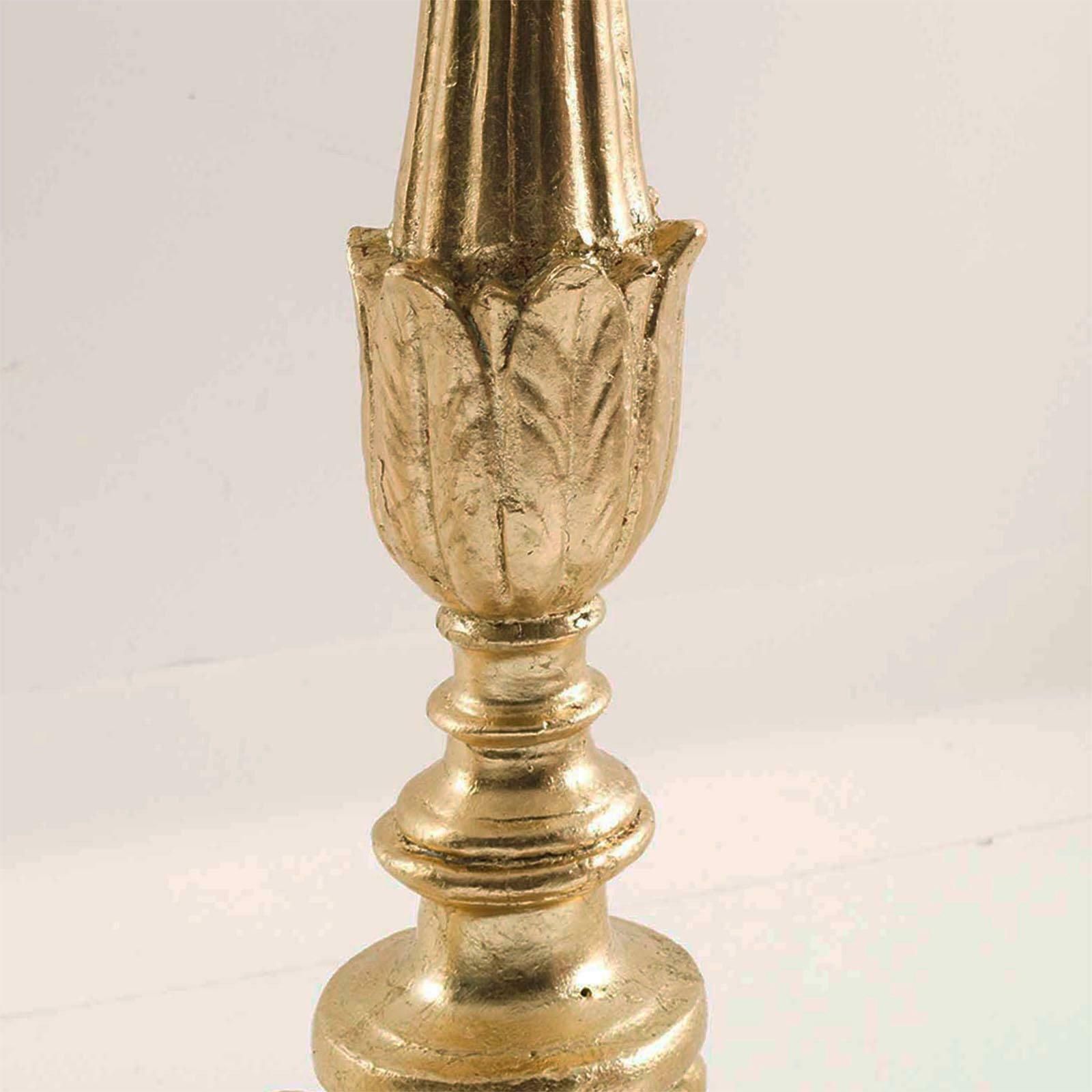 Italian 17th Century Pair Decorative Torchères Hand Carved Walnut Giltwood photo Home Decor
