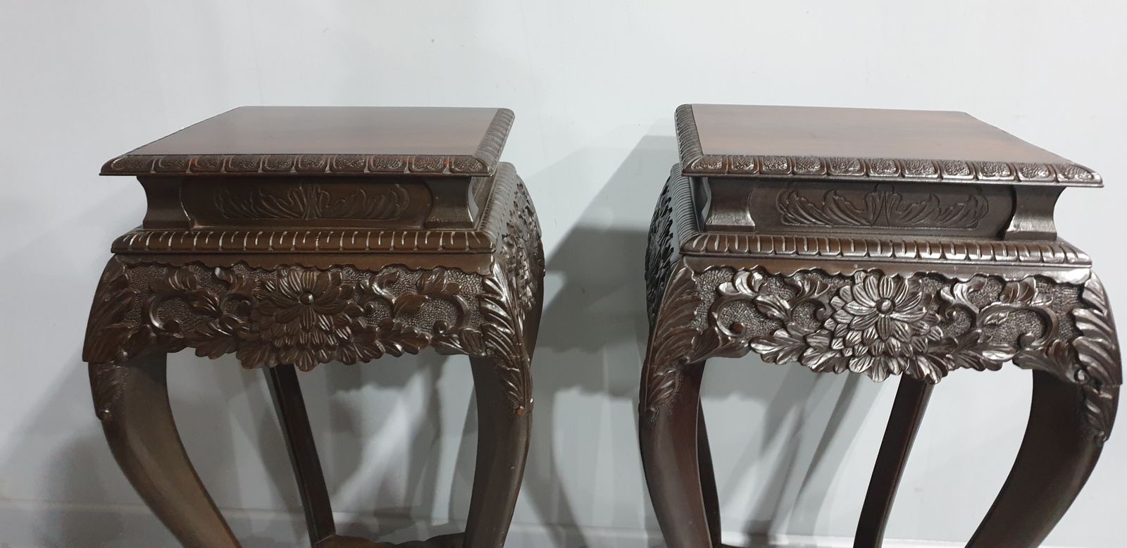 Top Quality Pair Oriental  Jardinere Stands photo furniture