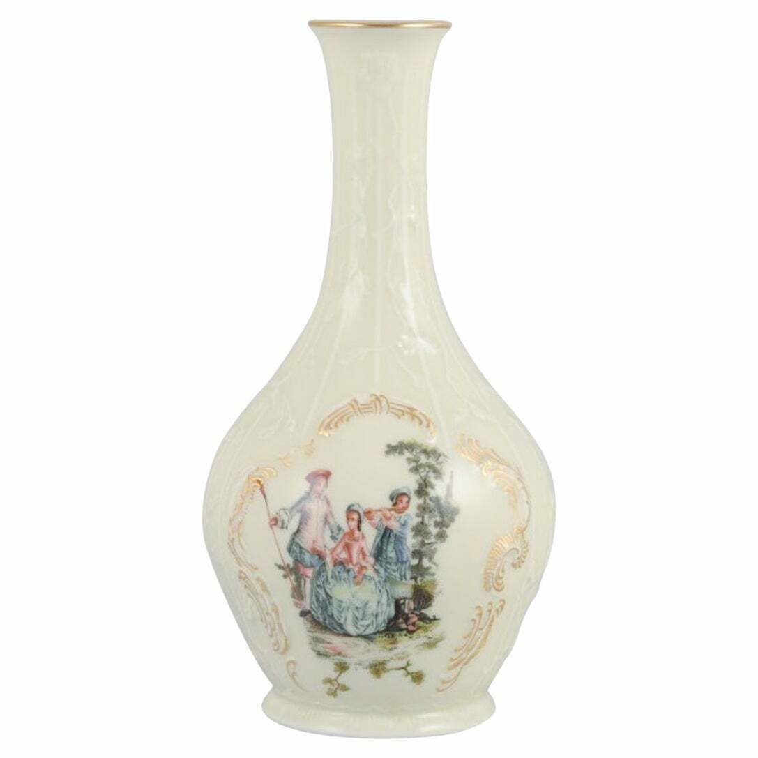 Rosenthal, Germany. "Sanssouci", Cream Coloured Vase Decorated With Figures. photo buy