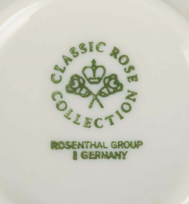 Rosenthal, Germany. "Sanssouci", Six Cream Coloured Teacups With Saucers. photo vinterior