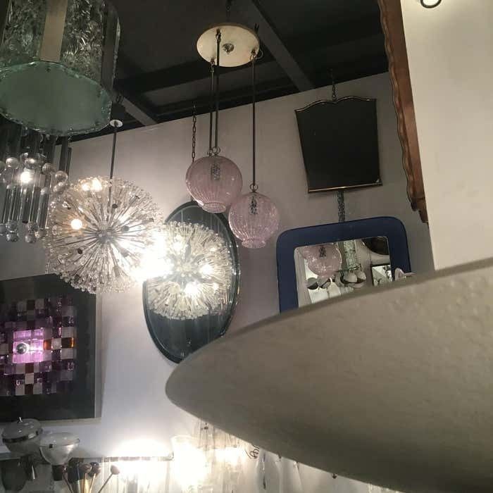 Venini Chandelier Filigrana Murano Glass 1950 Italy photo vinterior