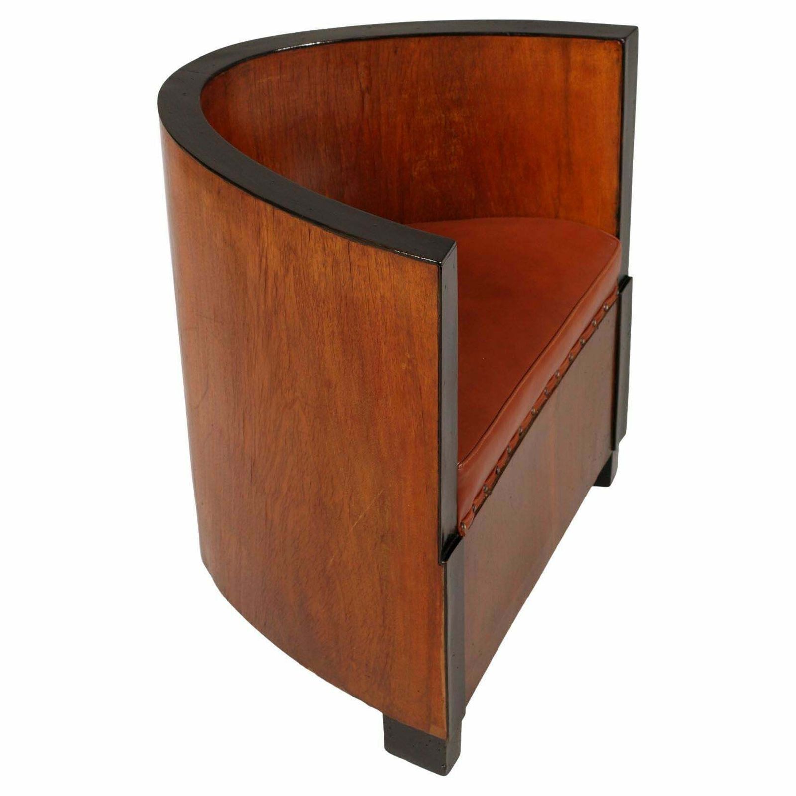 Armchair By Gino Maggioni For Atelier Borsani Varedo New Leather Upholstered