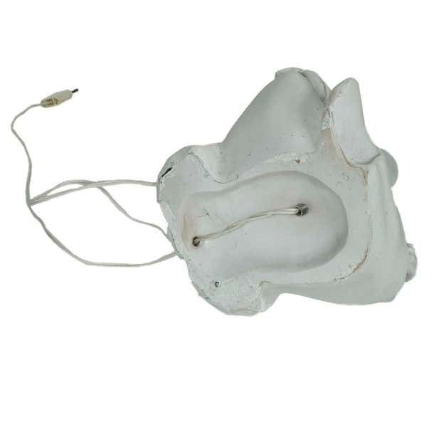 1950s Table Lamp Pierrot Figurine Statue Enamelled Ceramics By Nove Di Bassano photo vinterior