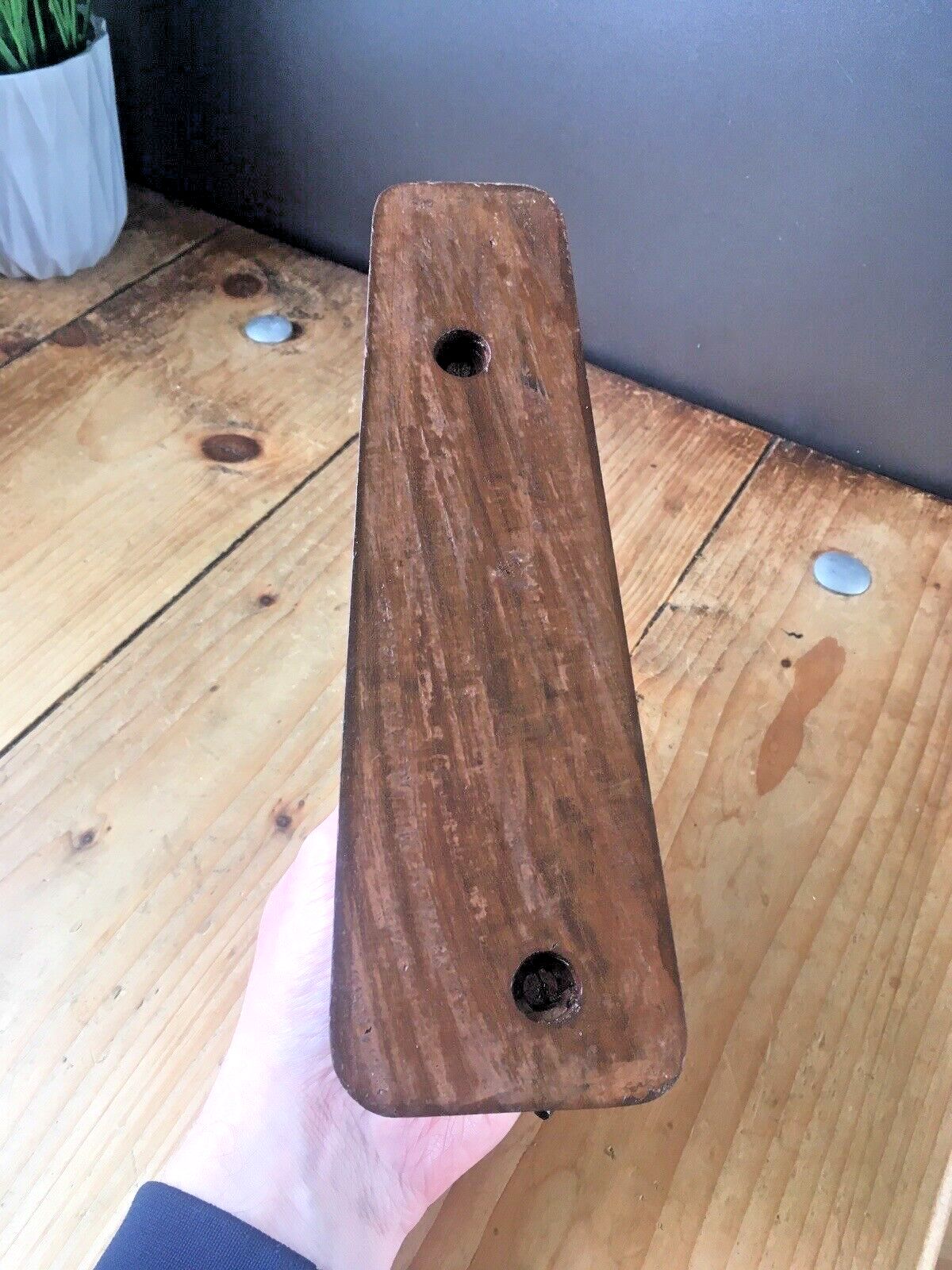 Vintage Bronzed Metal Greyhound Dog Whippet #1 Sculpture On Wooden Plinth Trophy photo vinterior