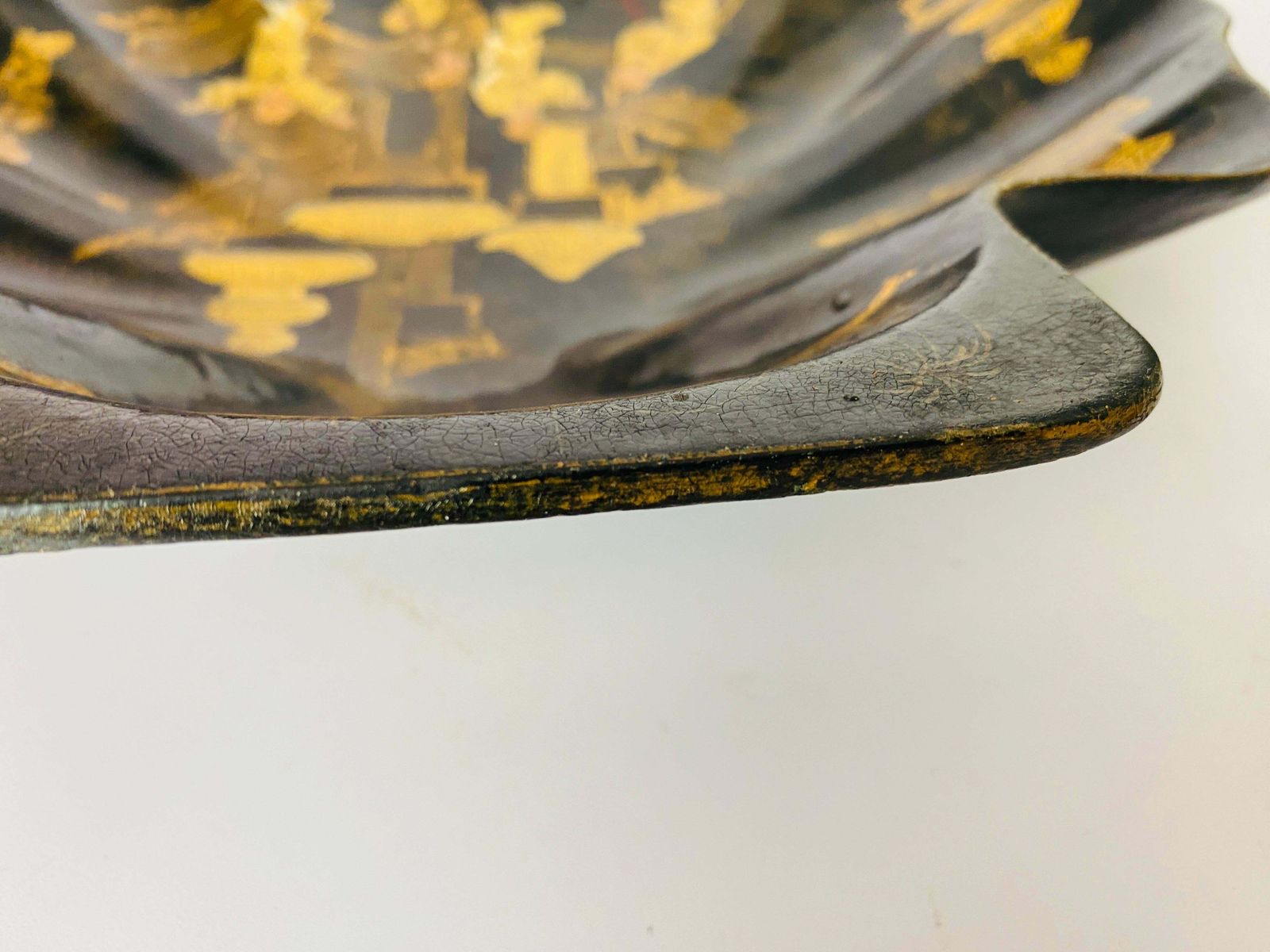 Napoleon III Bow Vide Poche, Chinese Characters, Gold Colour France 19th photo 369.0