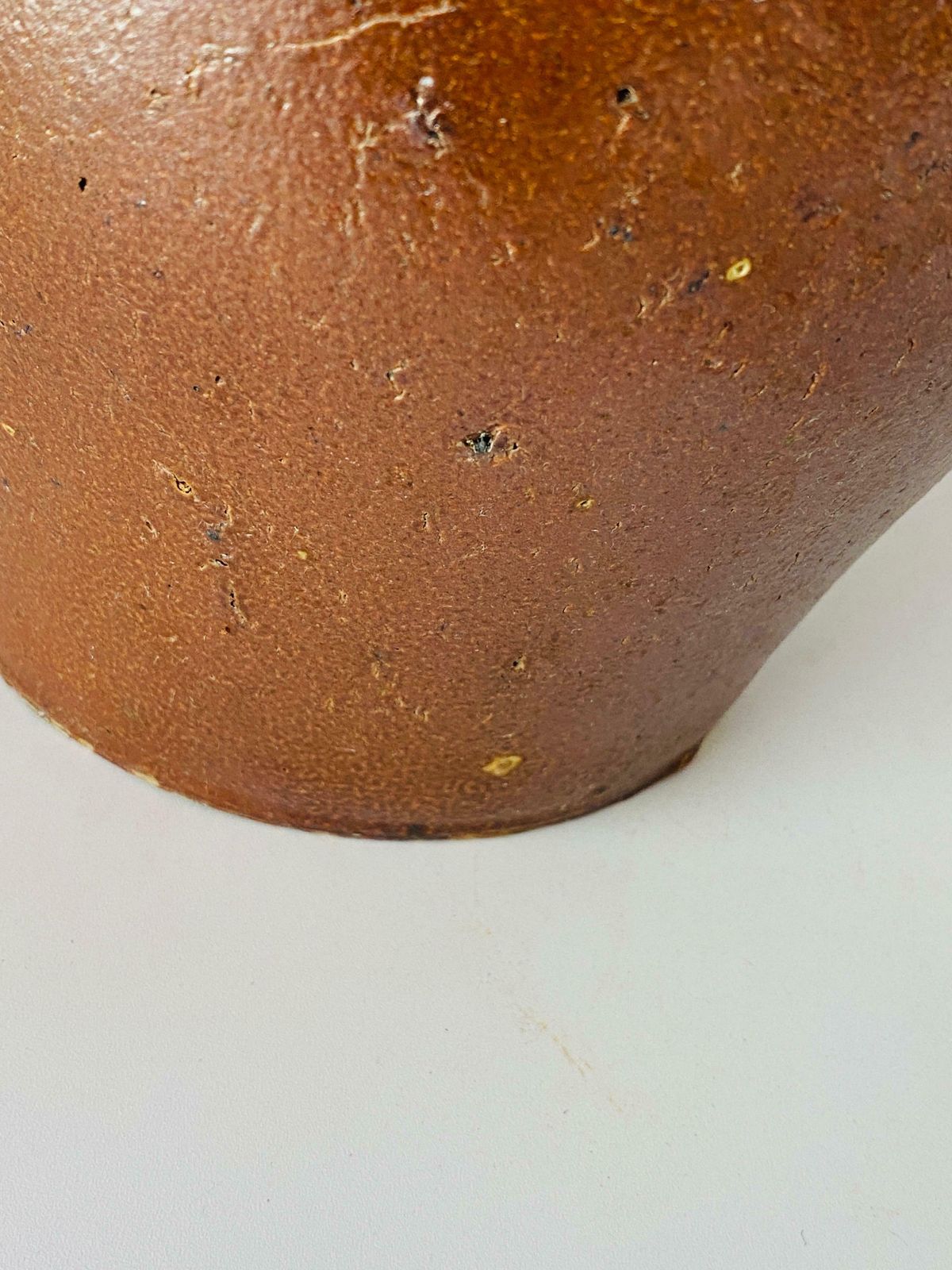 Vintage Mid Century French Provincial Stoneware Pottery, Jar Pot photo Home Decor