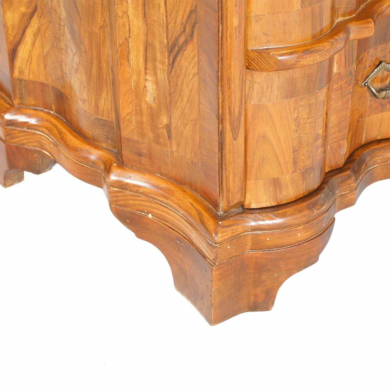 Early 20th Century Trumeau Bureau In Ferrara Walnut Briar , From Bovolone Italy photo Furniture