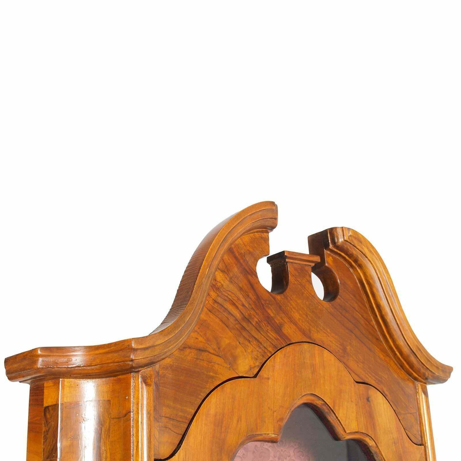 Early 20th Century Trumeau Bureau In Ferrara Walnut Briar , From Bovolone Italy photo buy