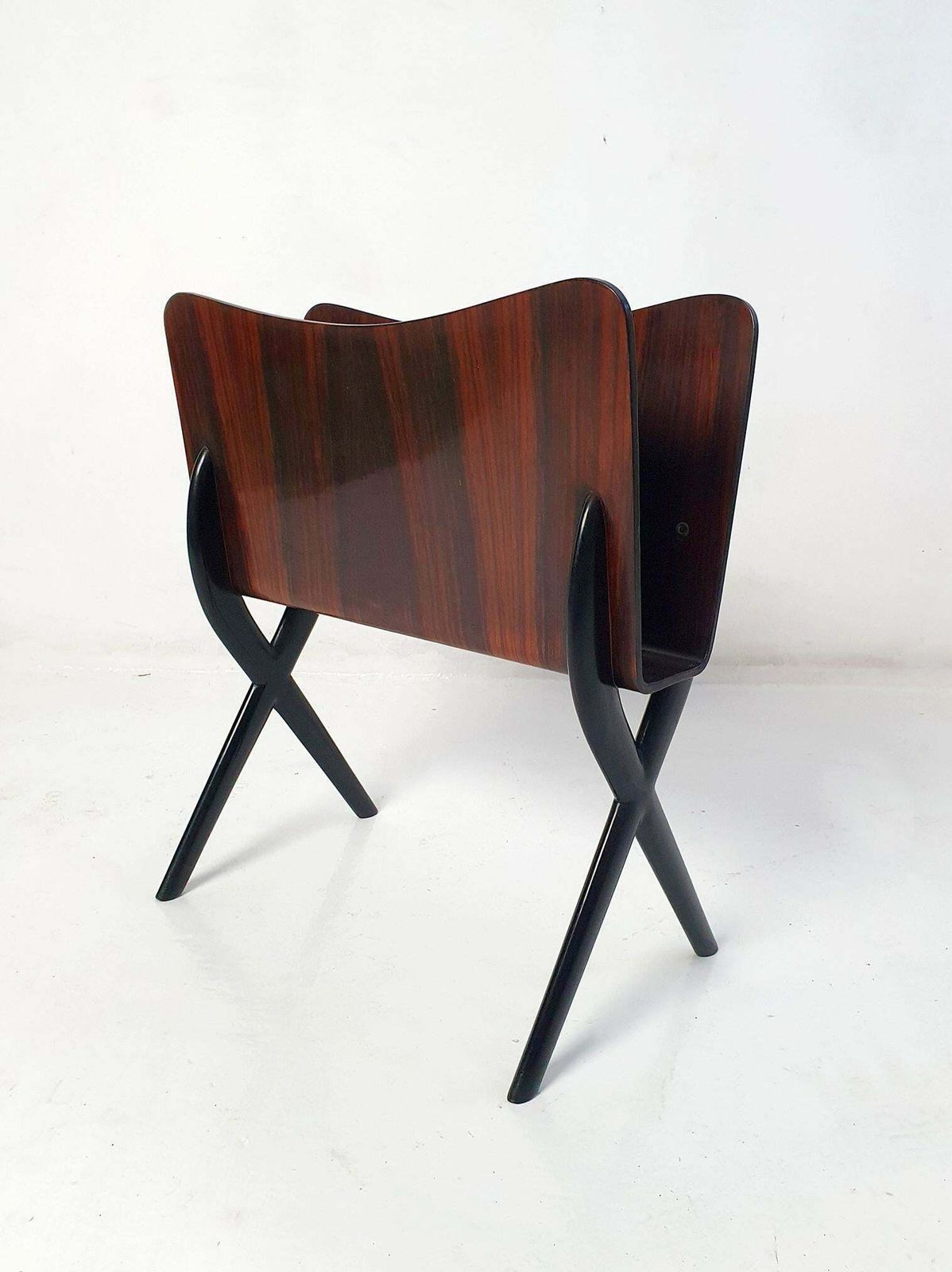 Midcentury Magazine Rack In The Manner Of Ico Parisi, Italy photo furniture