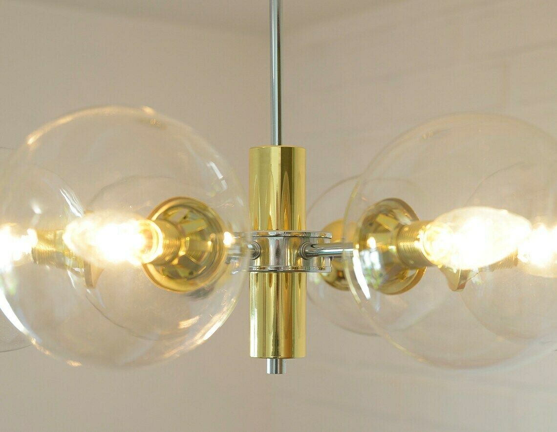 Vintage Redesign Pendant Light  Accent Lamp  Sputnik Chandelier Mid Century Modern  Ceiling Light photo 503.0