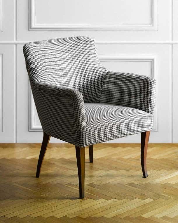 Midcentury Armchairs Reupholstered In Dedar Fabric Set Of 2 photo vinterior
