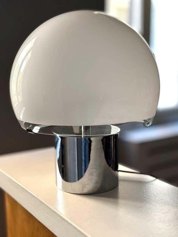 Table Lamps Lta6 Porcino By Luigi Caccia Dominioni For Azucena  Set Of 2 photo for sale