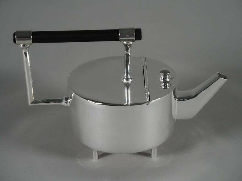 Christopher Dresser (1834 1904)   Silver Plated Teapot, Beautiful Design, Vintage, Gift, Decorative Object In The Kitchen photo furniture