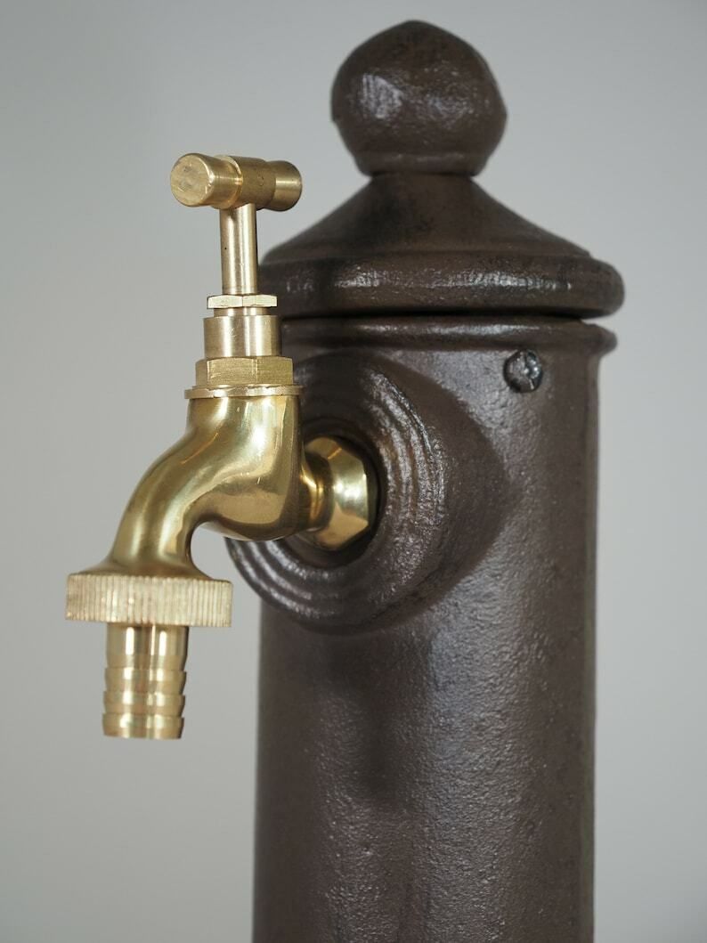 Water Column Water Pump Cast Iron Garden Fountain Antique H. 30 Cm photo buy