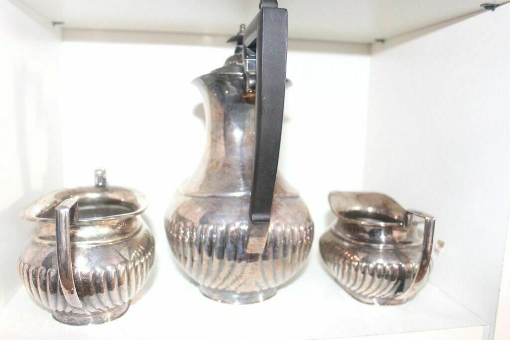 Set Of 3 Pieces Of Serving Set E.P.N.S. Sheffield Silver Plated photo for sale