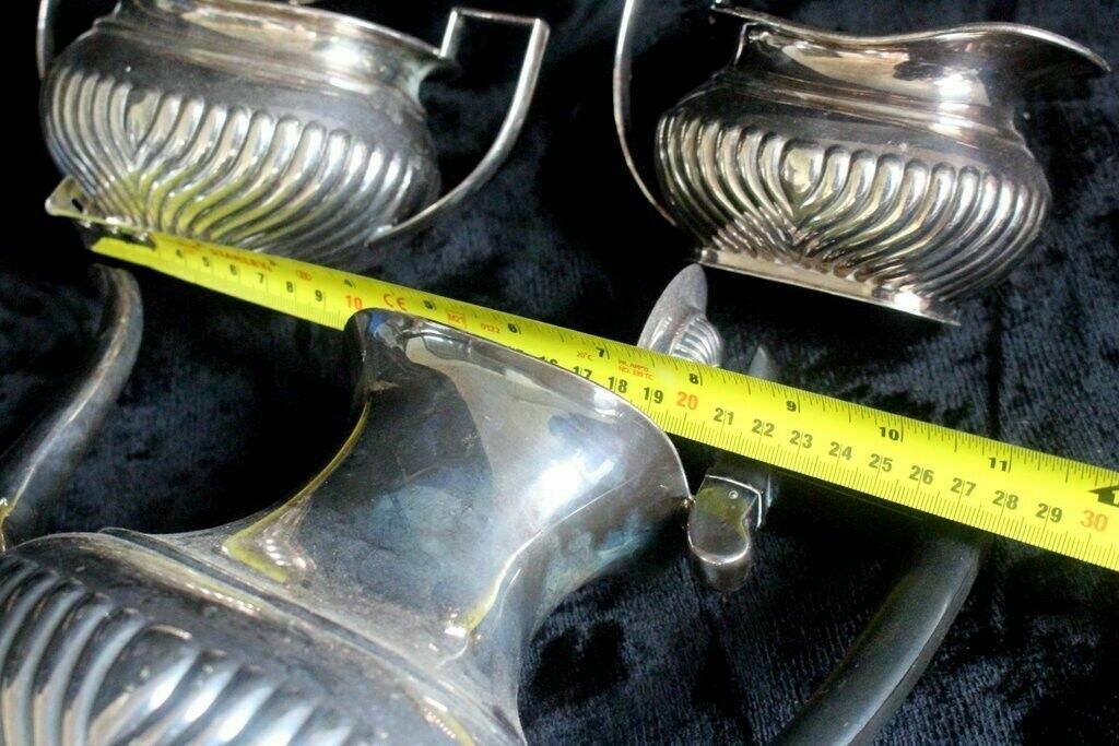 Home Decor Set Of 3 Pieces Of Serving Set E.P.N.S. Sheffield Silver Plated photo