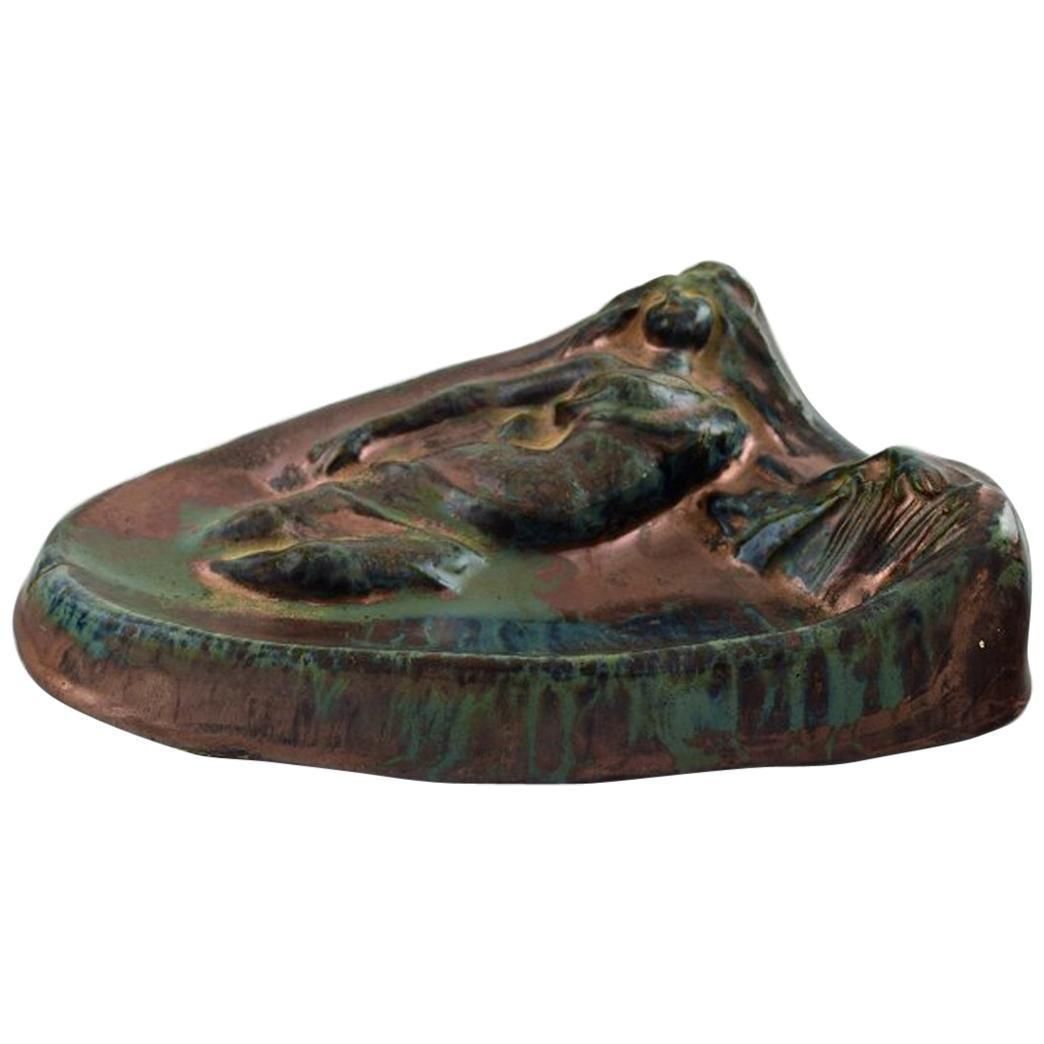 Jens Petersen Dish "Ødda, 1933" In Ceramics photo 354.0
