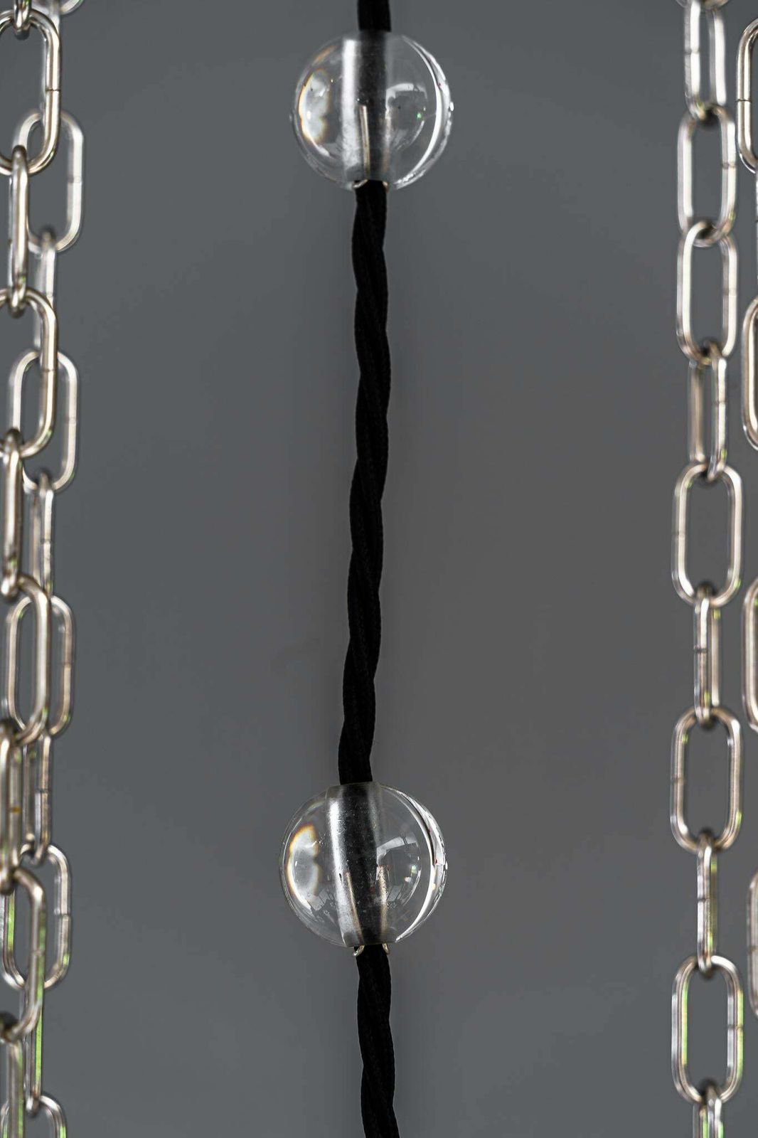3x Art Deco Nickel Plated Pendants With Glass Sticks Vienna Around 1920s photo vinterior