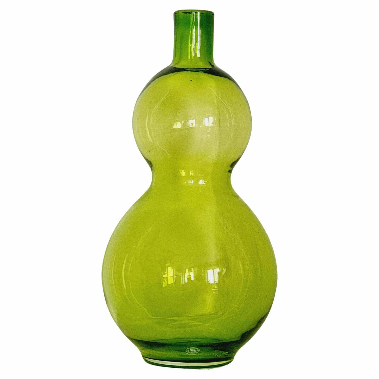 Margareta Hennix, Large Glass Vase, Reijmyre Sweden Post Modern