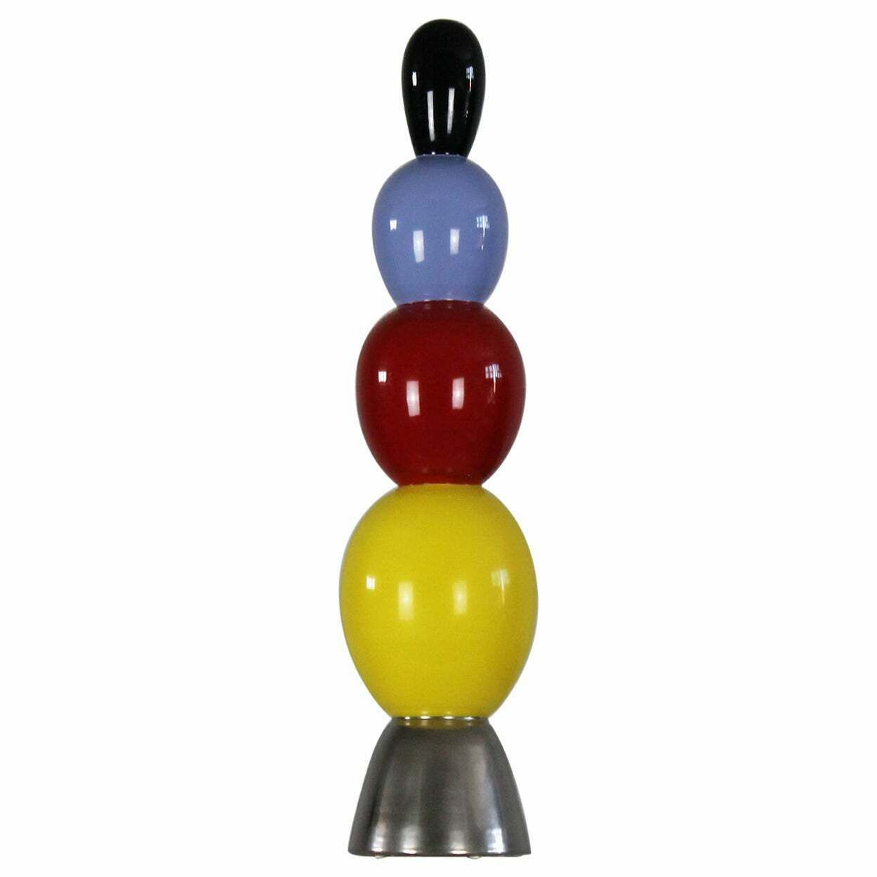 Alessandro Mendini Triglifo Limited Edition Ceramic Column By Superego 2000s photo vinterior
