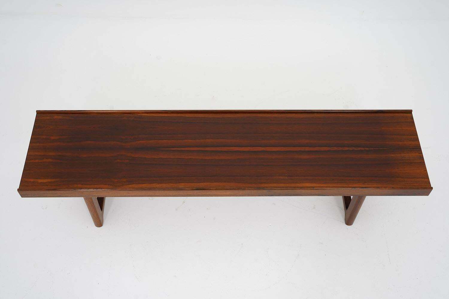 Scandinavian 'Krobo' Bench In Rosewood By Torbjørn Afdal For Mellemstrands photo for sale