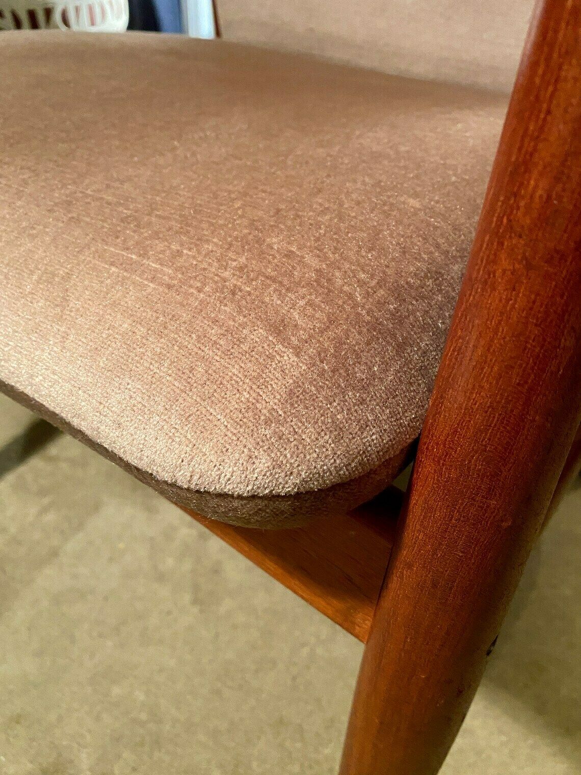 Teak Armchair By Grete Jalk For Glostrup Denmark photo for sale