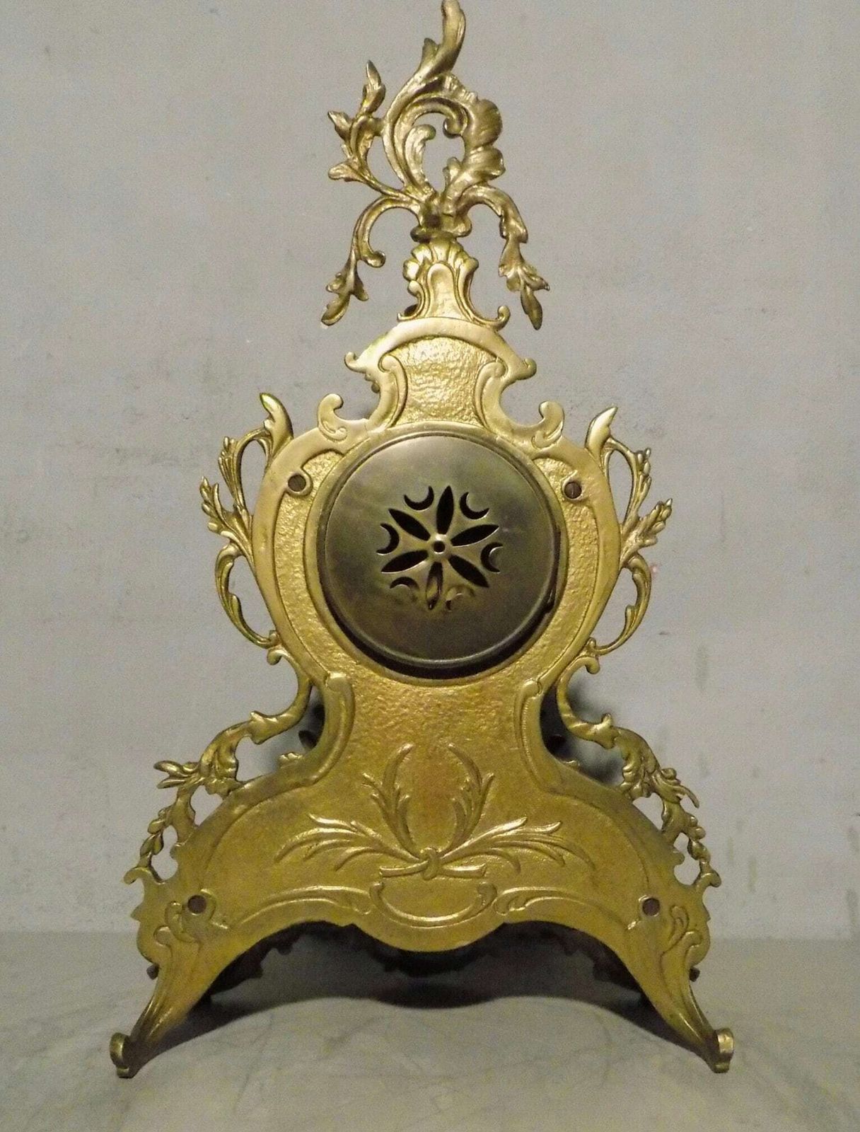 Antique Louis XVI French Set Of Bronze And Marble Clock & Candelabra photo for sale