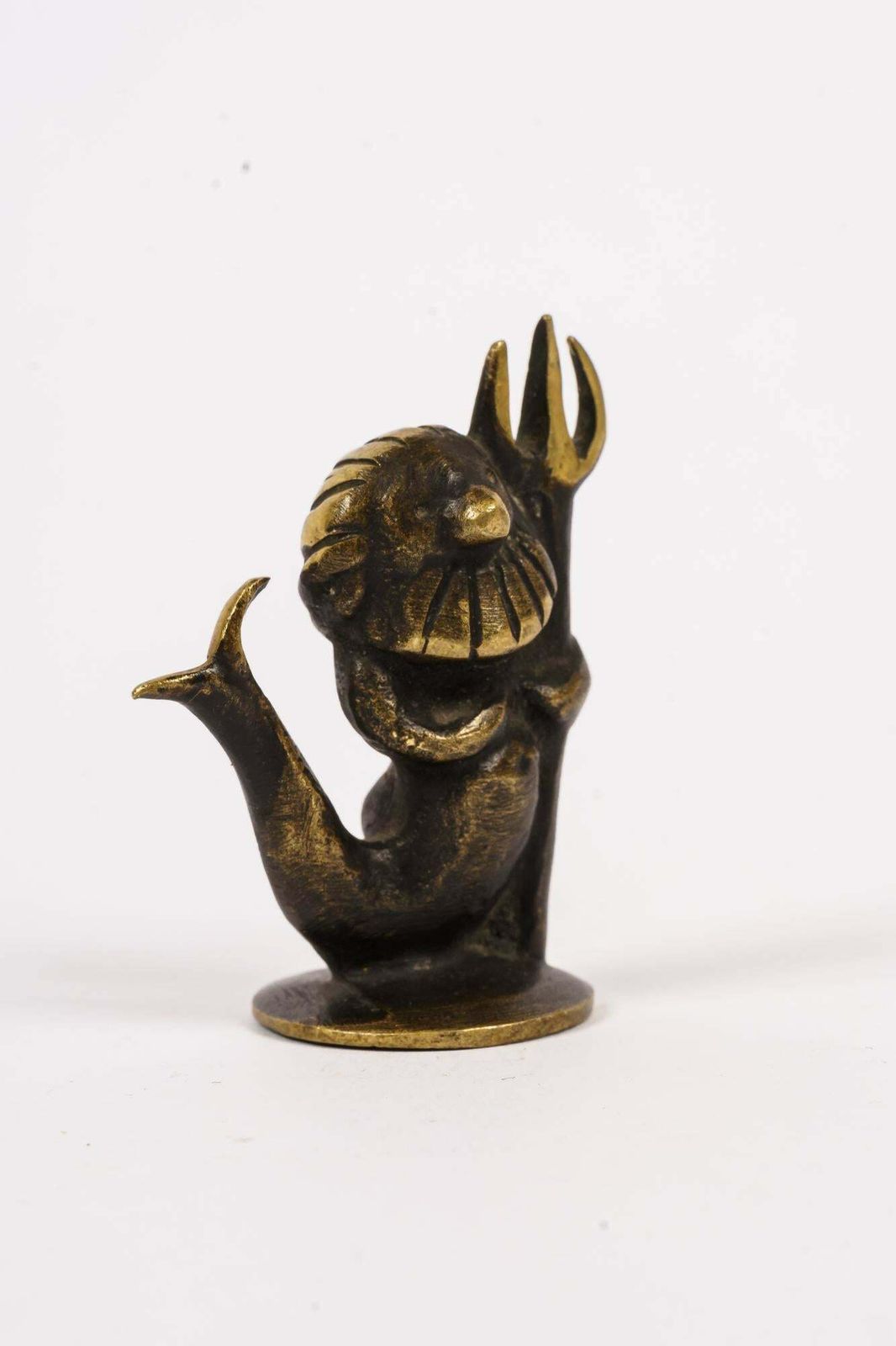 Walter Bosse Figurine Shows The Neptune Sea God, Circa 1950s ''Marked On Bottom'' photo for sale