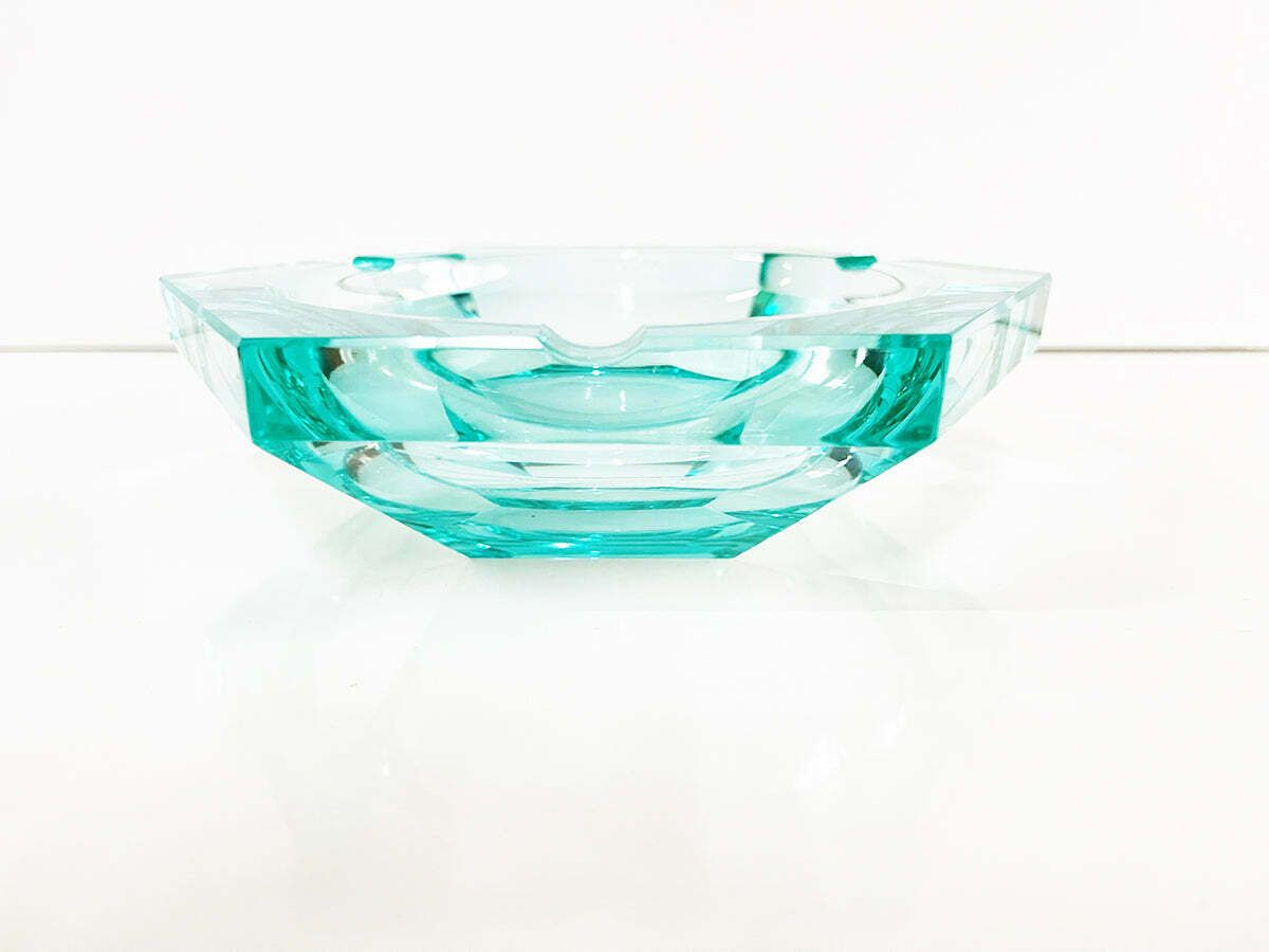 Faceted Crystal Ashtray 1970  Art photo for sale