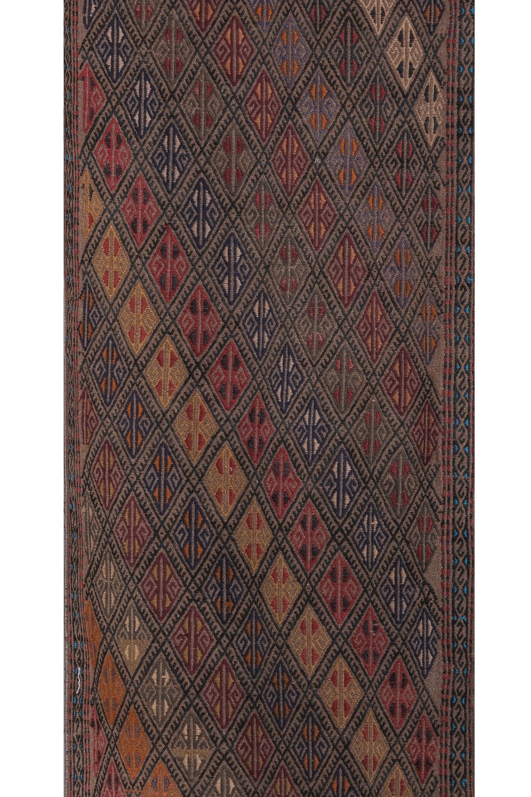 Mid Century Jajim Turkish Kilim Rug 2'2'' X 14' photo vinterior