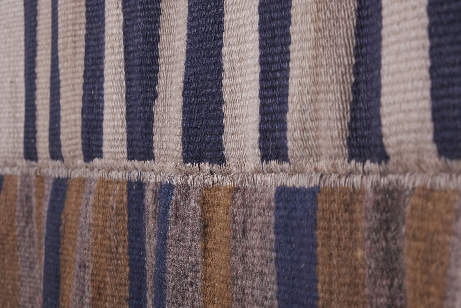 Vintage Oversize Striped Turkish Kilim Rug 8'11'' X 10'9'' photo for sale