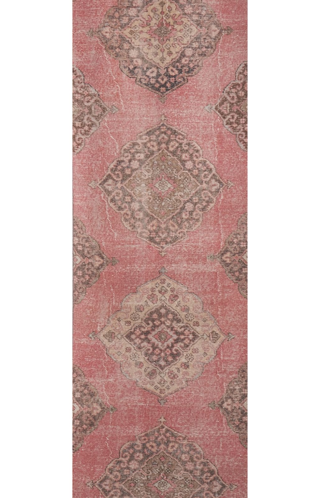 Vintage Turkish Oushak Runner With Eclectic Mediterranean Style Long Runner photo vintage