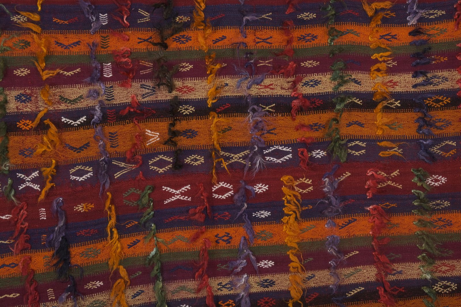 Vintage Mid Century Angora Filikli Rug 4'8'' X 5'11'' photo for sale